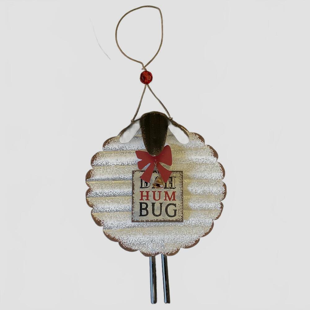 Brand New Sunset Vista Designs Bah Hum Bug Christmas Ornament Metal